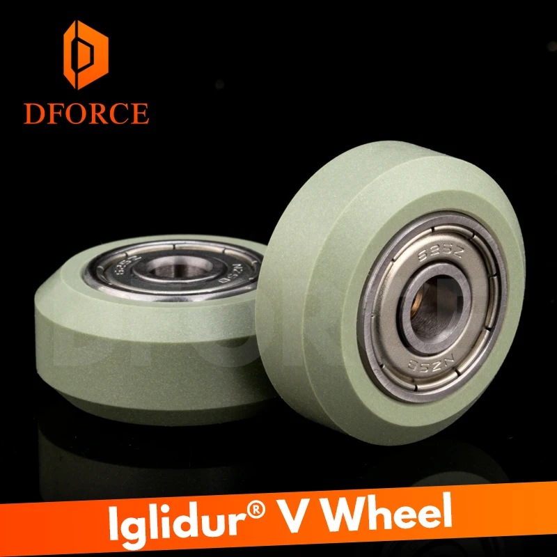 DFORCE iglidur®V wheel 625ZZ подшипник высококачественный IGUS материал производство V slot type