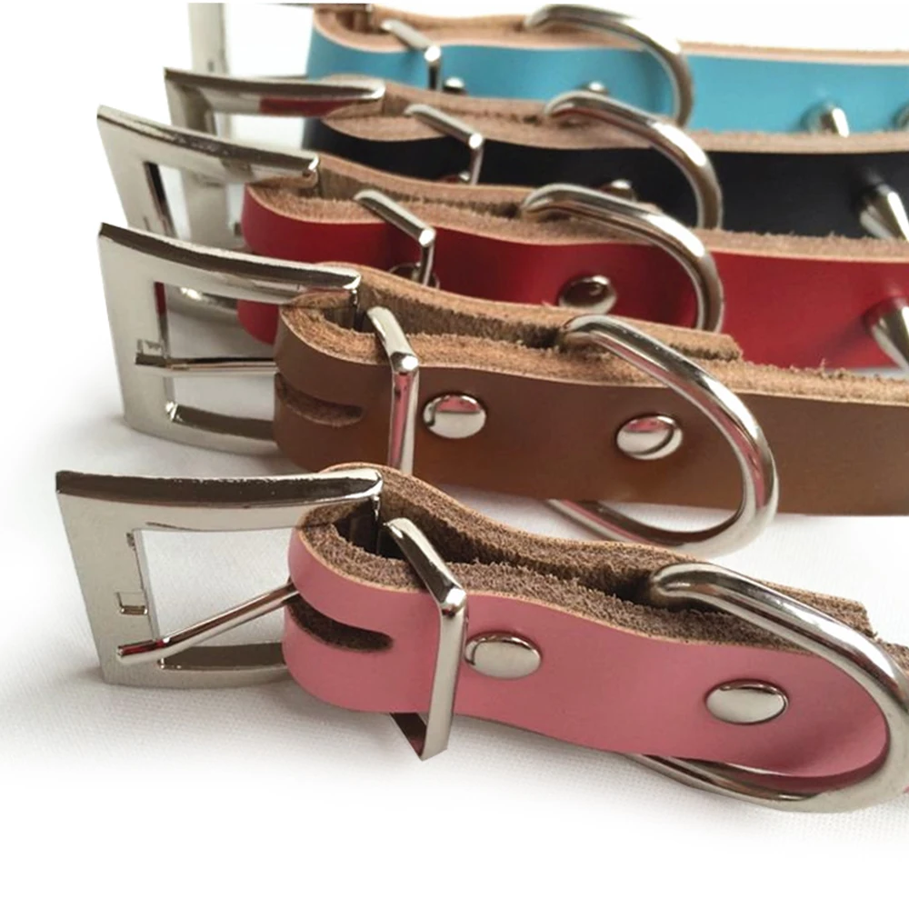 

Spiked Studded Small Large Dog Collar Rivet Accessory Hond Neck Strap For Puppy Necklace Leather PU Pitbull Bulldog Pet Supplies