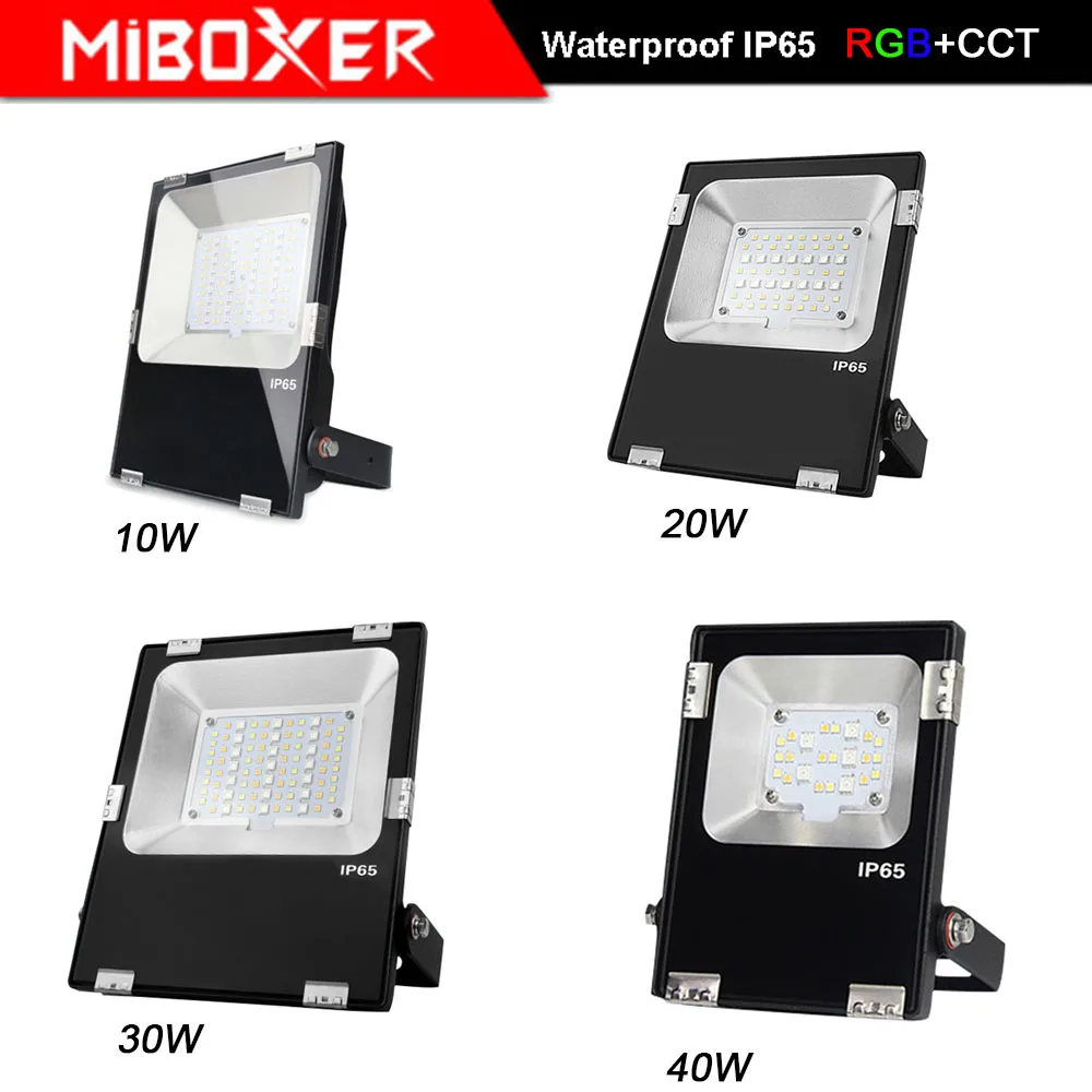 MiBOXER FUTT02/ FUTT03/FUTT04 /FUTT05/FUTT06 10 Вт/20 Вт/30 Вт/50 Вт RGB + CCT светодиодсветильник
