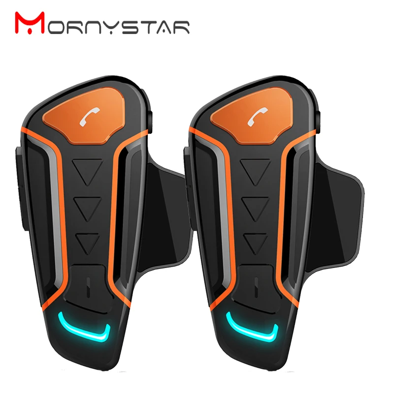 Bluetooth гарнитура для мотоциклетного шлема водонепроницаемость IPX7 1000 м 2