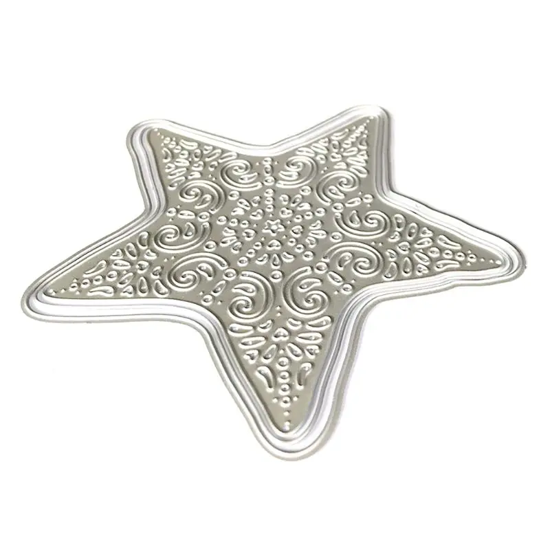 Металлические Вырубные штампы в форме звезды искусственная кожа бумажная карта