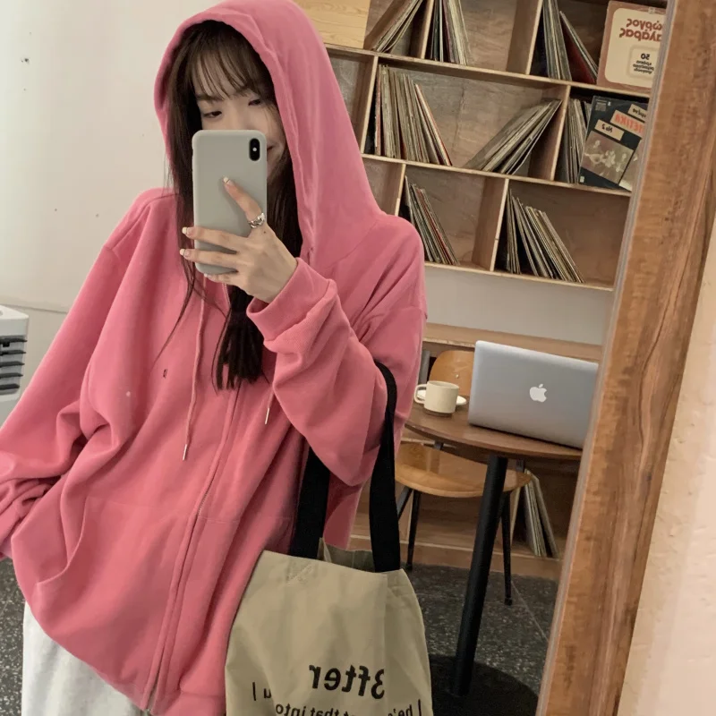 

Milk Yellow Hooded Sweater Autumn Loose