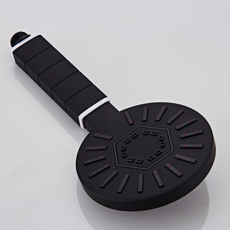 Большая Круглая Хромированная душевая лейка 3 режима из АБС-пластика для