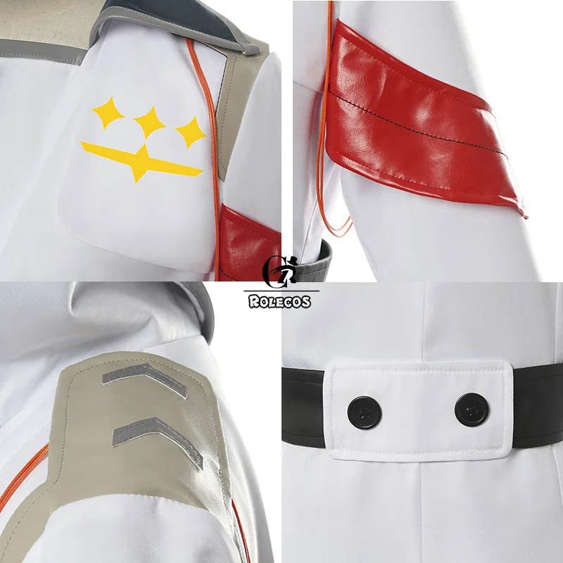 ROLECOS Game DARLING Zero Two костюм для костюмированной вечеринки платье шляпа повязка на