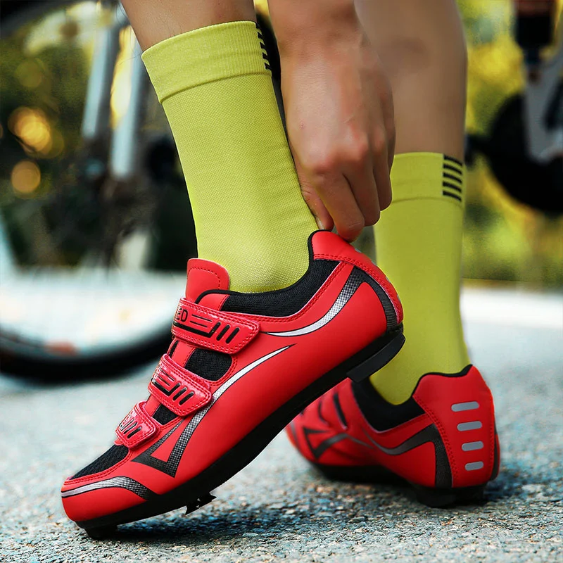 

2021 New Arrival Cycling Shoes Mtb Outdoor Breathable Self-locking Spd Bicycle Sneakers Men Summer Road Bike Cleats Sports Shoes