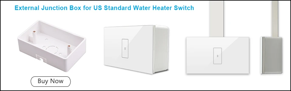 Smart Home WiFi Light Switch 2500W Touch Switch, Tuya Smart Life App Remote Control, Voice Control by Google Home, Alexa Echo