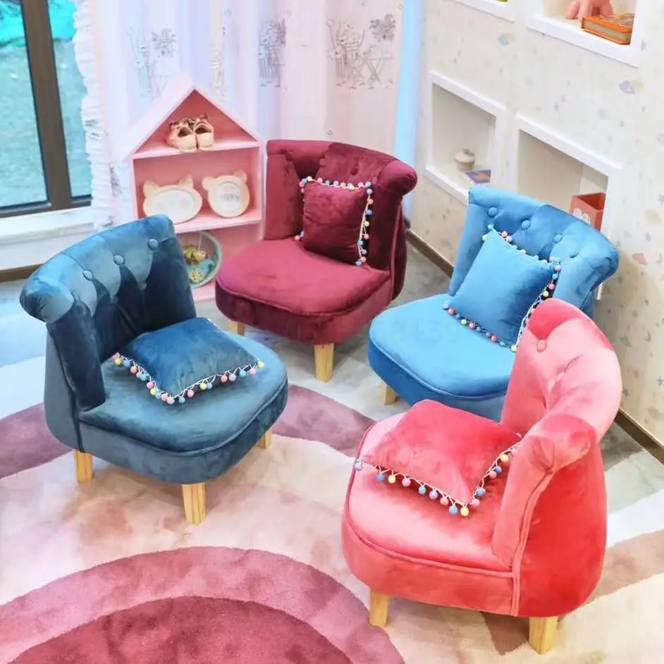 Простая детская тканевая скамейка ручной работы маленький американский диван