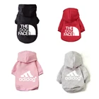 Одежда для собак Adidog, зимняя теплая Модная толстовка, одежда для домашних животных, рубашка для домашних животных, чихуахуа, мопса, пальто для собак, одежда для маленьких и средних собак