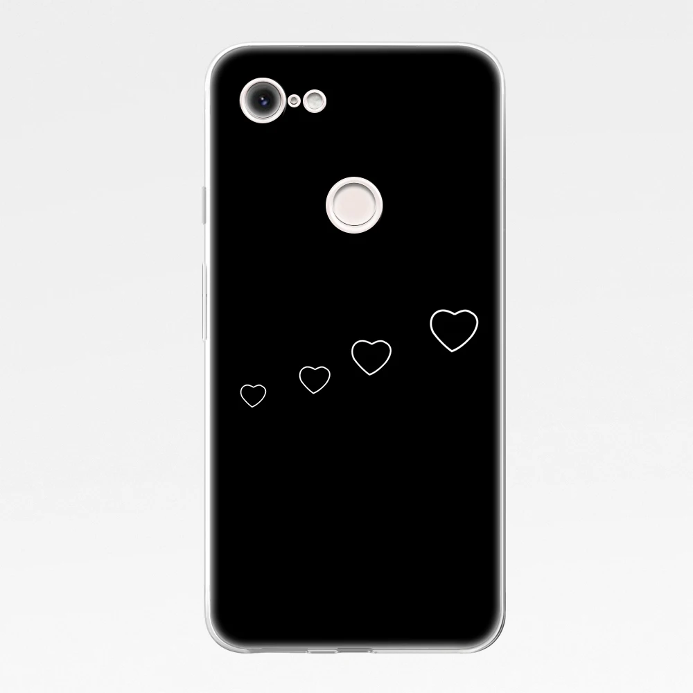 

Cute Love Heart Phone Case For Google Pixel 5 4a 4 3a 3 2 XL Soft Silicone TPU Cover for Pixel 5XL 4XL 3XL 2XL Coque Capa Funda