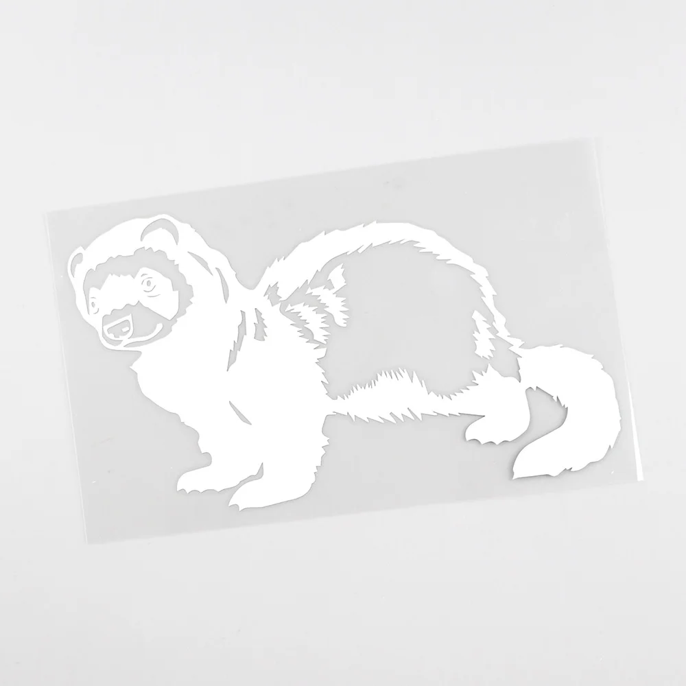 

15cmx8cm Funny ferret Vinyl Car stickers Decals Motorcycle Accessories Car-Window Decorative Goods PVC