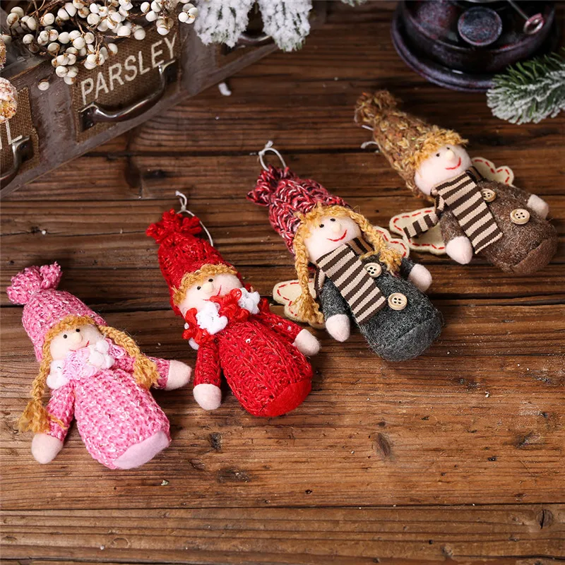 Милый Ангел кукла девочка мальчик подвесная Елочная игрушка украшения для дома