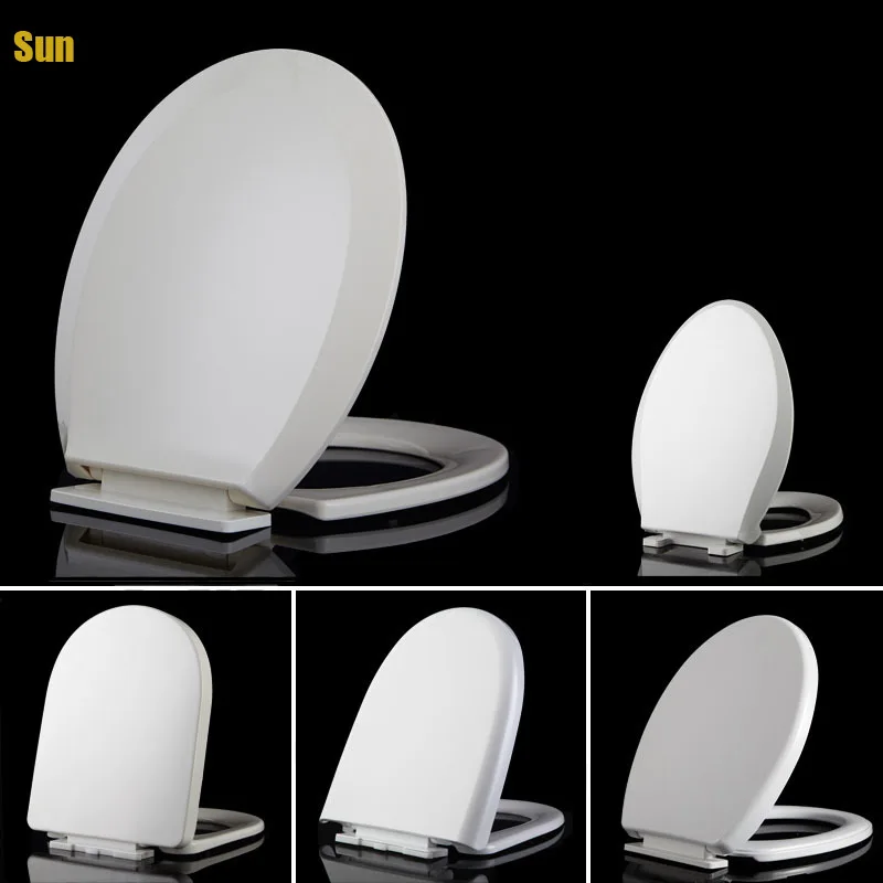 PP Universal Cushioning Bottom Toilet Cover Thickened Slowly Drop U-shaped Length 415 To 440mm Width 340mm |