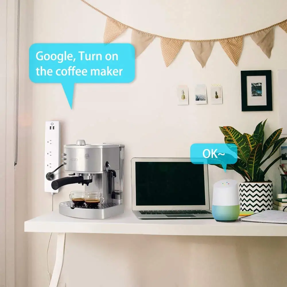 Wifi смарт Мощность полосы Стабилизатор напряжения мульти штекер розетка