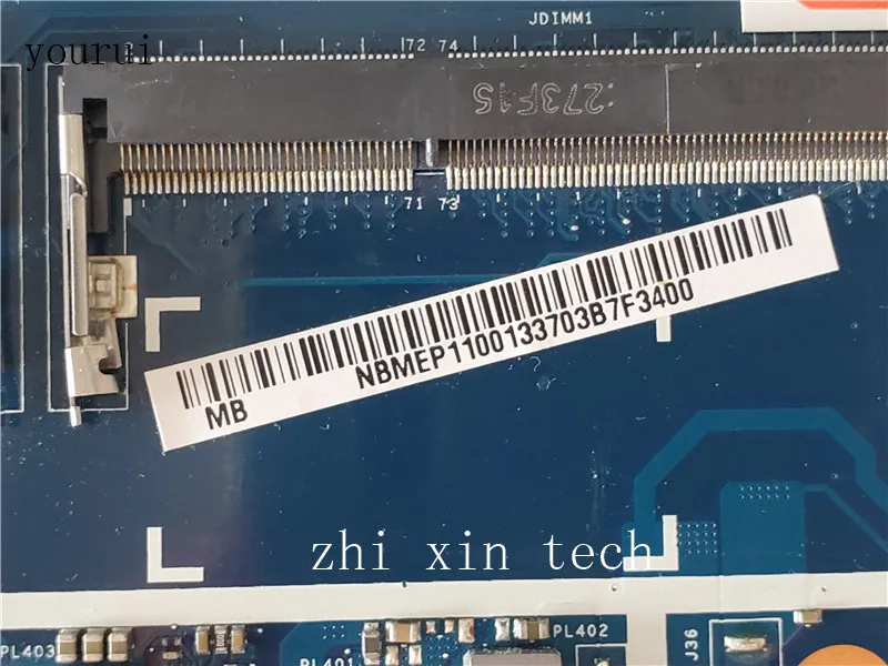 Yourui для acer aspire E1-530 E1-570 ноутбук материнская плата Z5WE1 LA-9535P NBMEP11001 с i3-3217U процессор