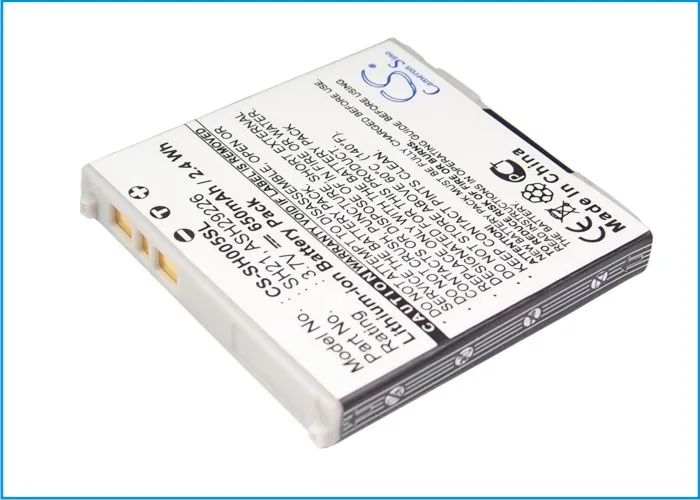 CS 650 мАч/2.41Wh батарея для Sharp SH-01B SH-02A SH-02B SH-03B SH-04B SH-05B SH-06B ASH29226 SH21 | Электроника