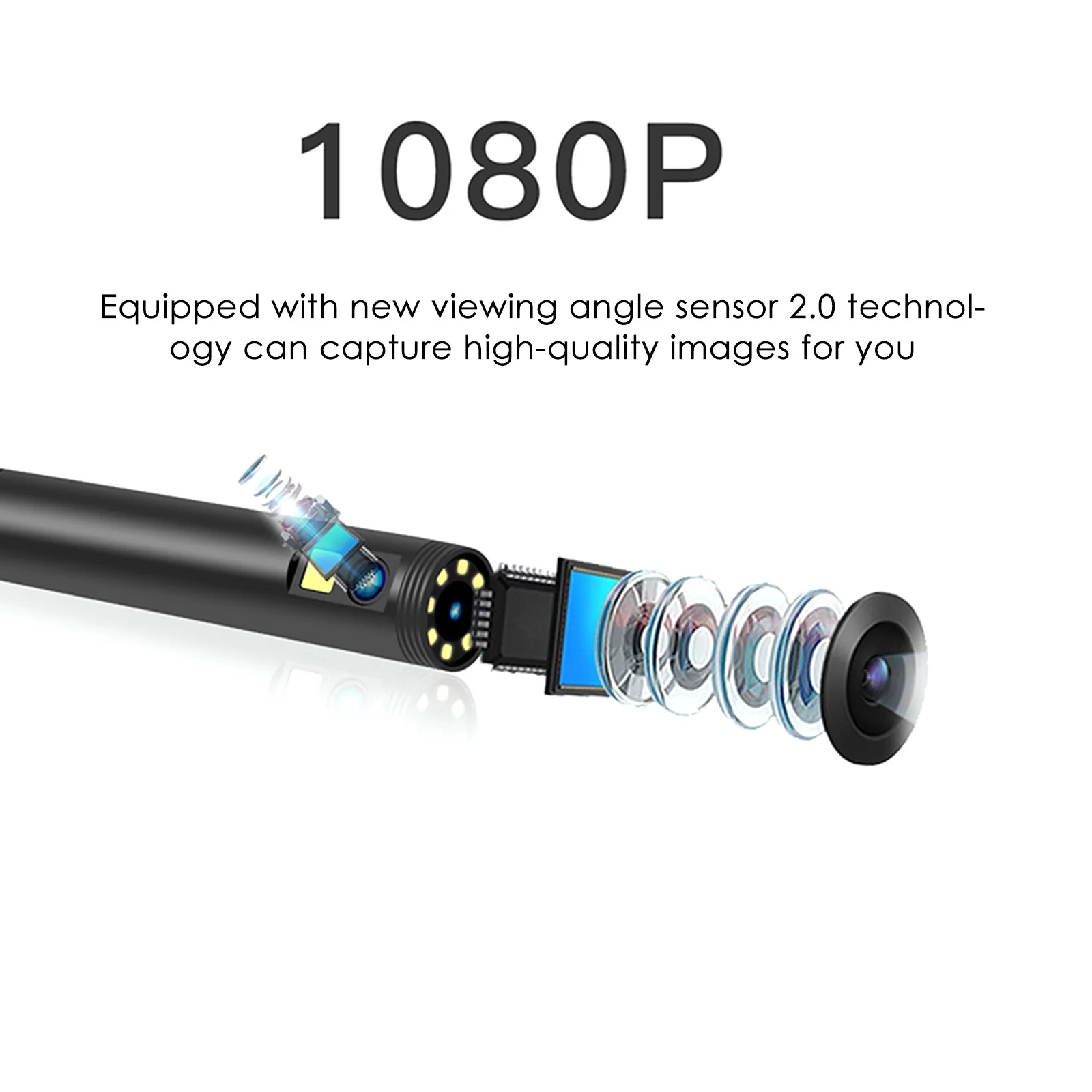 2 м/5 м/10 м эндоскопа Камера гибкий IP68 Водонепроницаемый микро USB для обследований