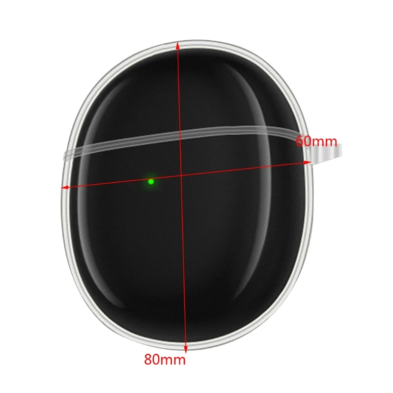 

Case Cover Anti-Lost & Shockproof Water and oil proof Protective Skin for-OPPO Enco Play Wireless Earbuds Charging Case