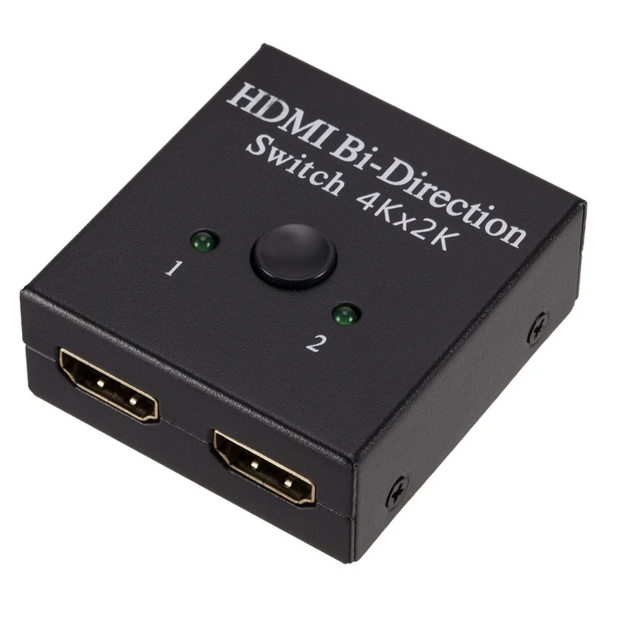 HDMI-совместимый сплиттер 4K переключатель KVM двунаправленный 1x 2/2x1 коммутатор 2 в 1