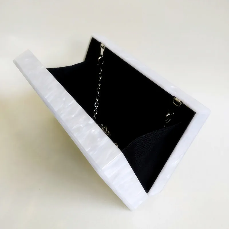 Летние кожаные роскошные дамские сумочки с акриловым жемчугом белого и синего