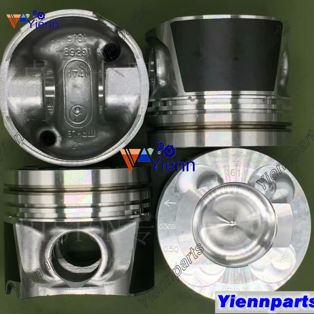 YD25 DI T Piston с штифтом и зажимами стандартная фотография для Nissan|Поршни кольца валы
