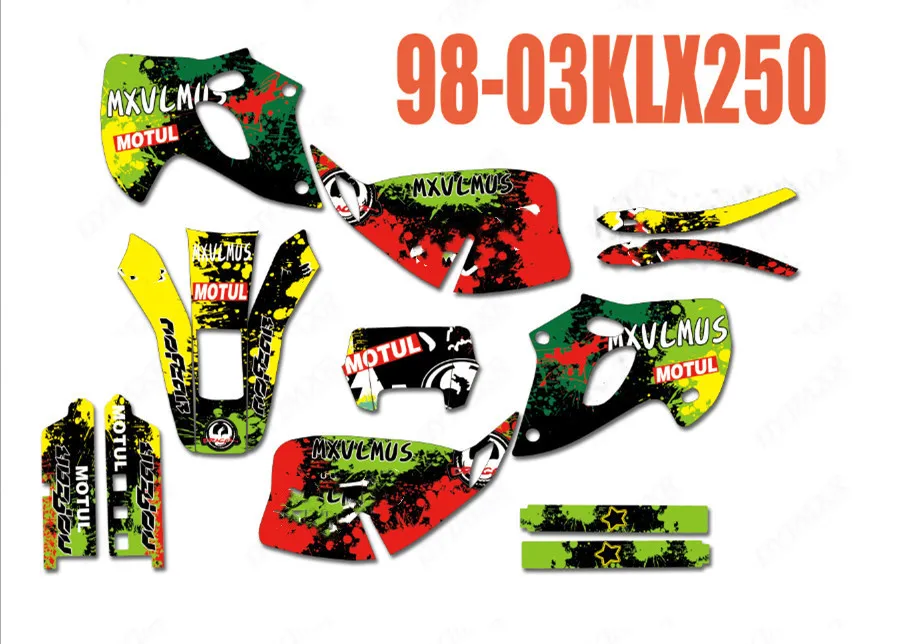 Полный набор наклеек наборы Бесплатные пользовательские номера графические