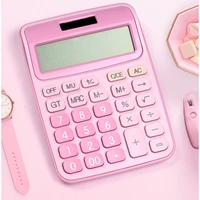 12digit desk calculator large buttons financial business accounting tool battery and solar power small business supplies gift