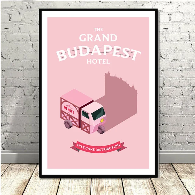 Домашний Декоративный постер, холст, настенное искусство, принт, хит, Grand Budapest, отель, фильм, классический комический подарок, картина, спальня, Модульная картина - Цвет: Nordic 12 HE3610