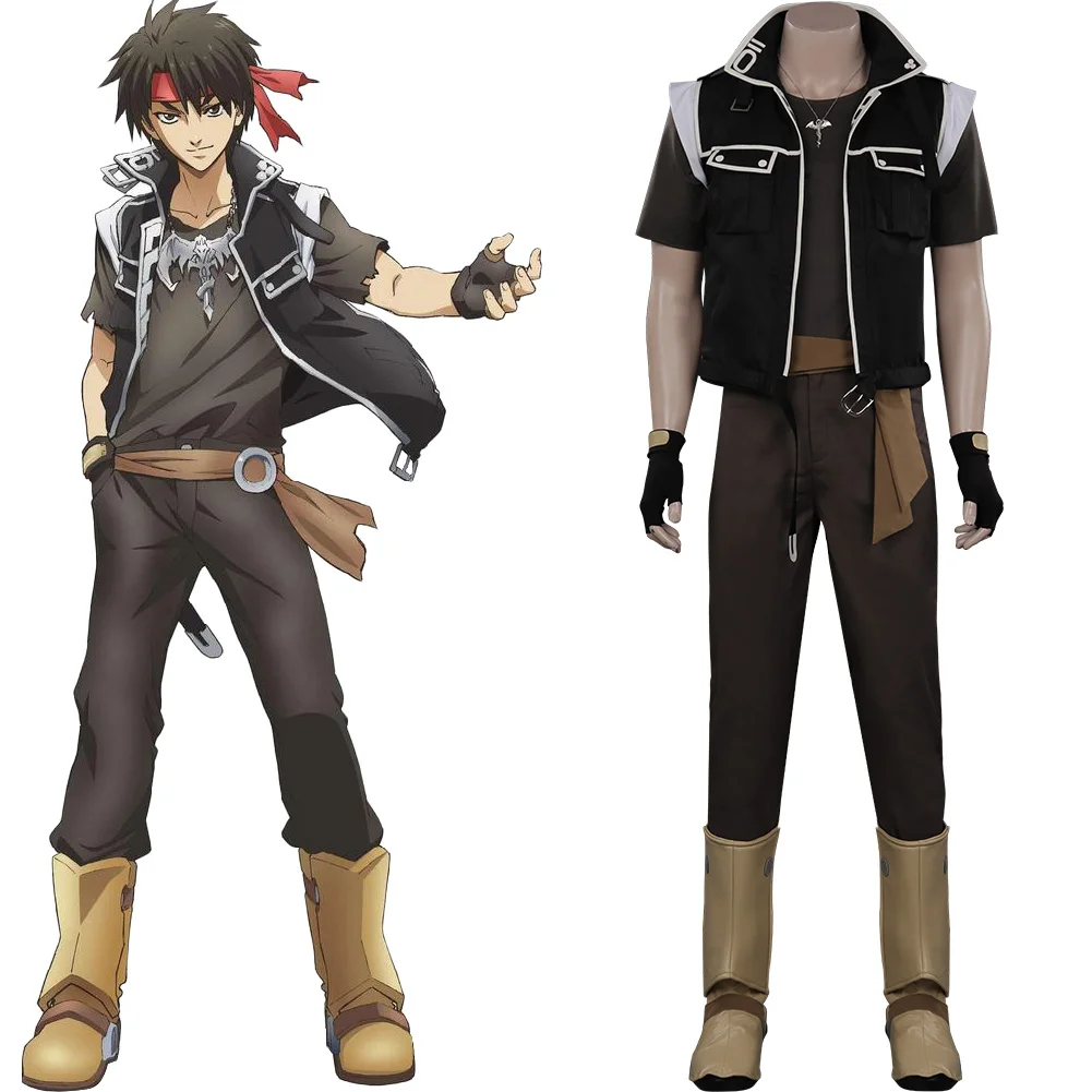 

Sorcerous Stabber Orphen Cosplay Orphen Uniform Costume Halloween Carnival Uniform Suit Outfits