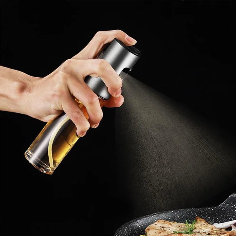 

Kitchen Stainless Steel Olive Oil Sprayer Bottle Kitchen Baking Glass Olive Oil Sprayer Kitchen Gadget Sets Kitchen Accessories