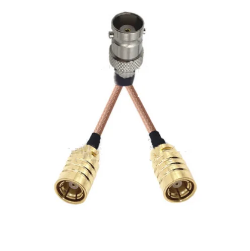 

BNC Женский к 2 SMB Женский Разъем RF Pigtail Y Удлинительный кабель Джампер RG316