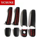 ABS матовая черная крышка дверной ручки для Ford Everest беспроводной рейнджер T6 T7 2016 2017 2018 2019