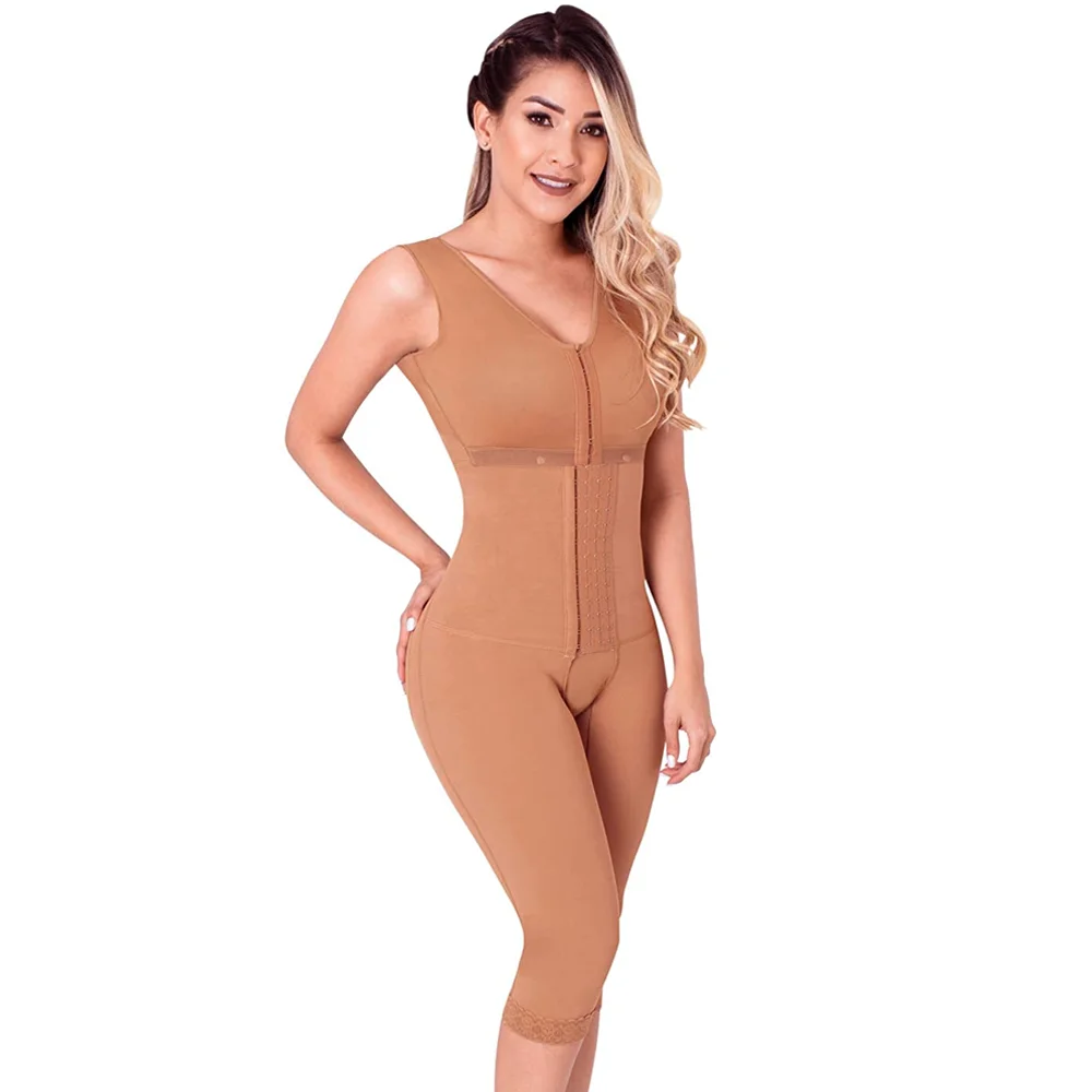 Female Liposuction Compression Body Shaper Slimming Sheath Woman Flat Belly Reductive Girdle Fajas Colombianas