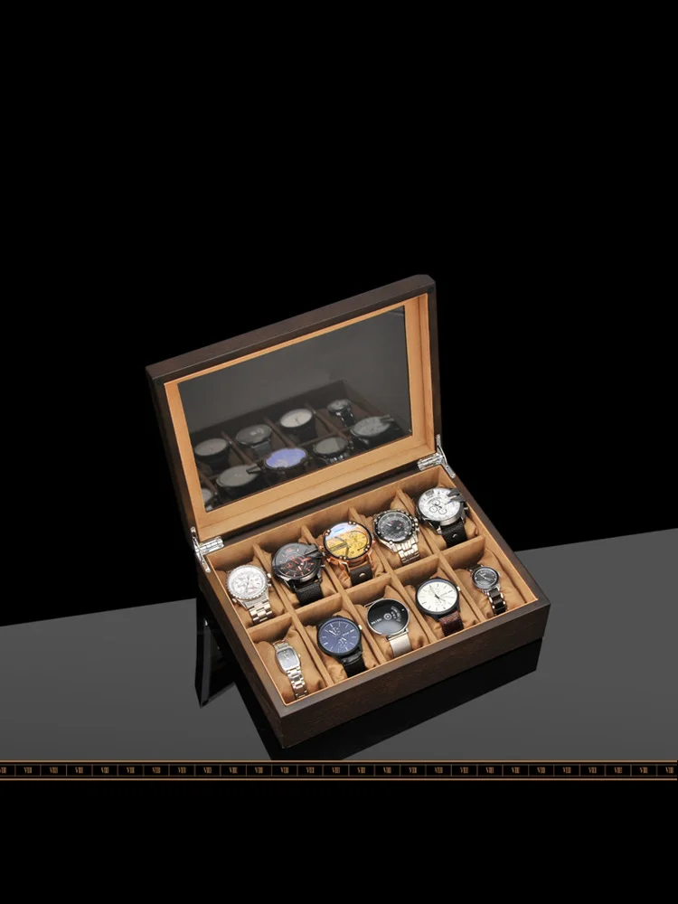 

Watch Box Storage Box Wooden Jewelry Box Bead Box Bracelet Box Household Simple Watch Box Watch Box Collection Box