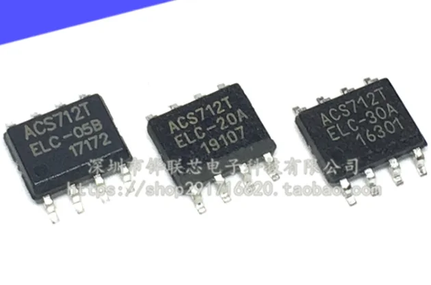 MeiMxy  10PCS ACS712ELCTR-05B-T SOP8 ACS712T SOP ACS712 SMD new and original IC  Can be purchased directly