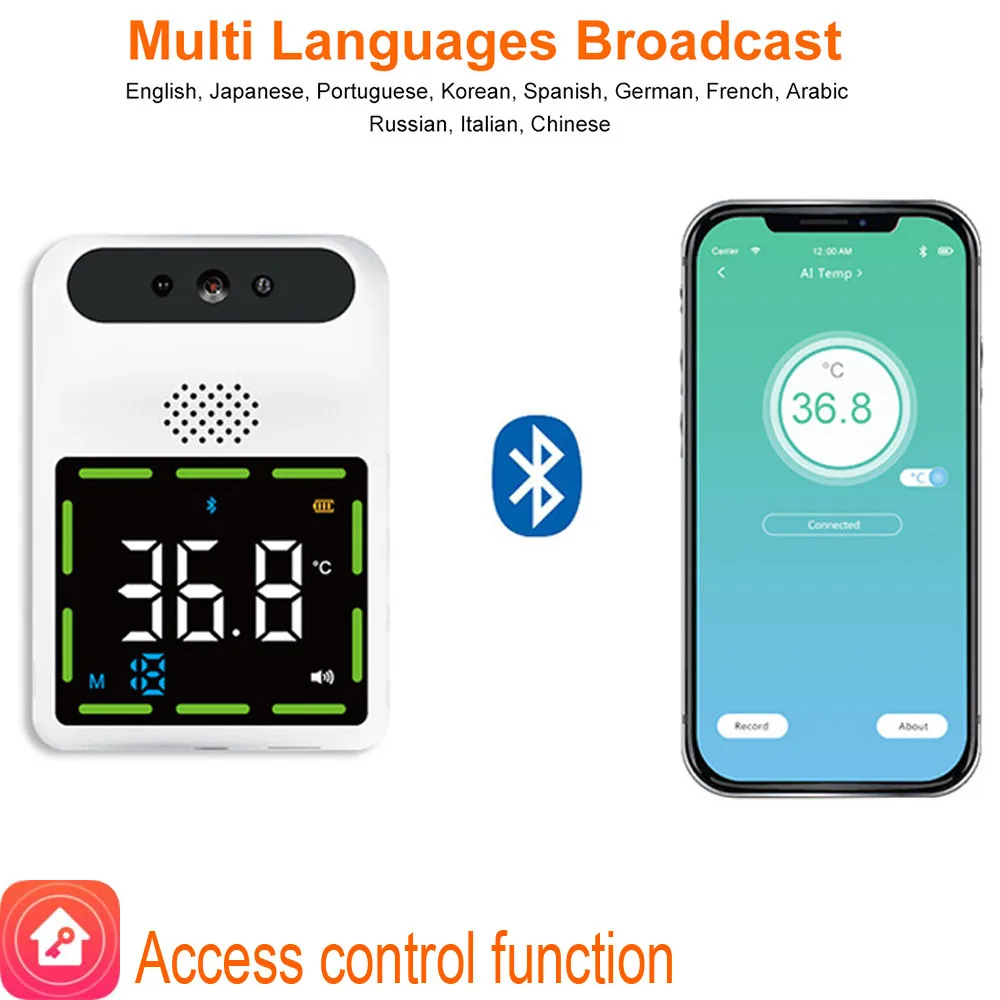 Бесконтактный цифровой инфракрасный термометр пирометр терморегулятор