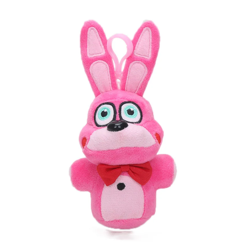 14 см Five Nights At Freddy's 4 плюшевая подвеска FNAF Foxy Chica Bonnie Золотой Фредди кошмар Фредди медведь брелок игрушки - Цвет: pink bear