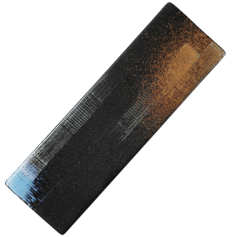 RUX мастерской японский Стиль Керамика прямоугольная суши холодной блюдо плоское