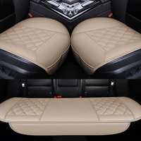 waterproof leather car seat cover protector mat universal front rear breathable car van auto vehicle seat cushion protector pad