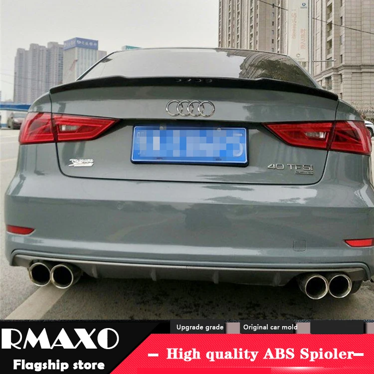 Спойлер для AUDI A4 2014-2016 высококачественный спойлер из АБС-пластика заднее крыло