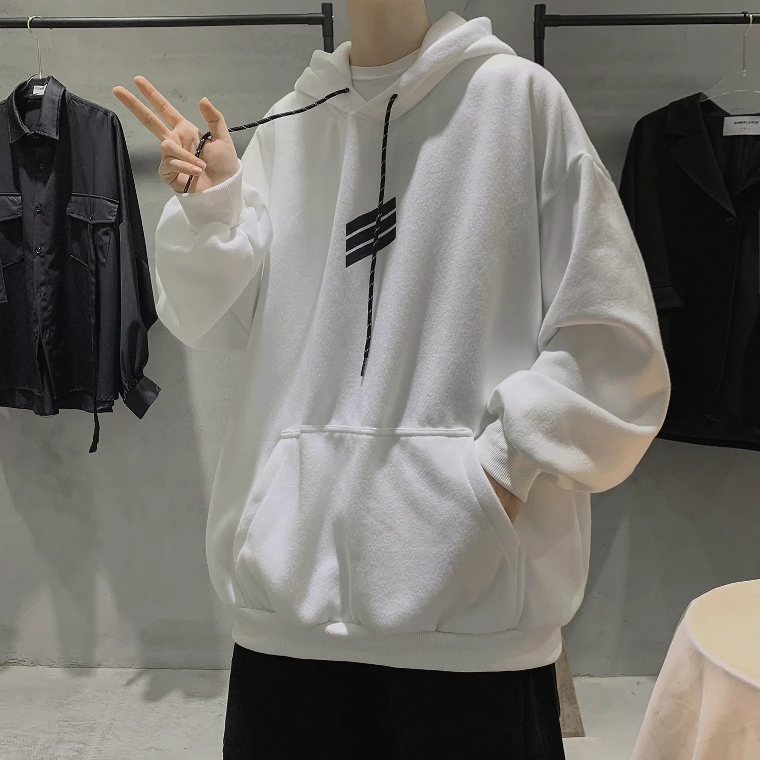 

2021 Men's New Hoodies Free Shipping HOLIDAY Smart Casual Hooded Mantle Full Hip Hop Winter Hoodie Hipster Street Style M-2XL