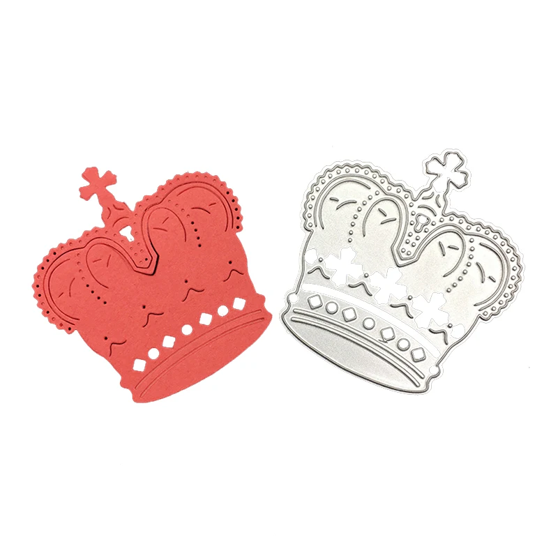 Форма для нож Корона металлическая режущая форма Серебряный набор ремесленных