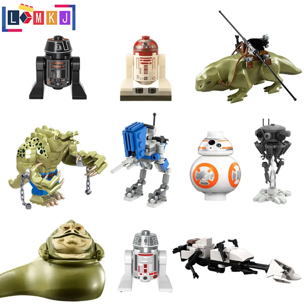 JabbaED Space Movie wars Series Building Blocks Rancor robot Action Figure X-Winged Fighter Droids Children Xmas Gift Toys | Игрушки и
