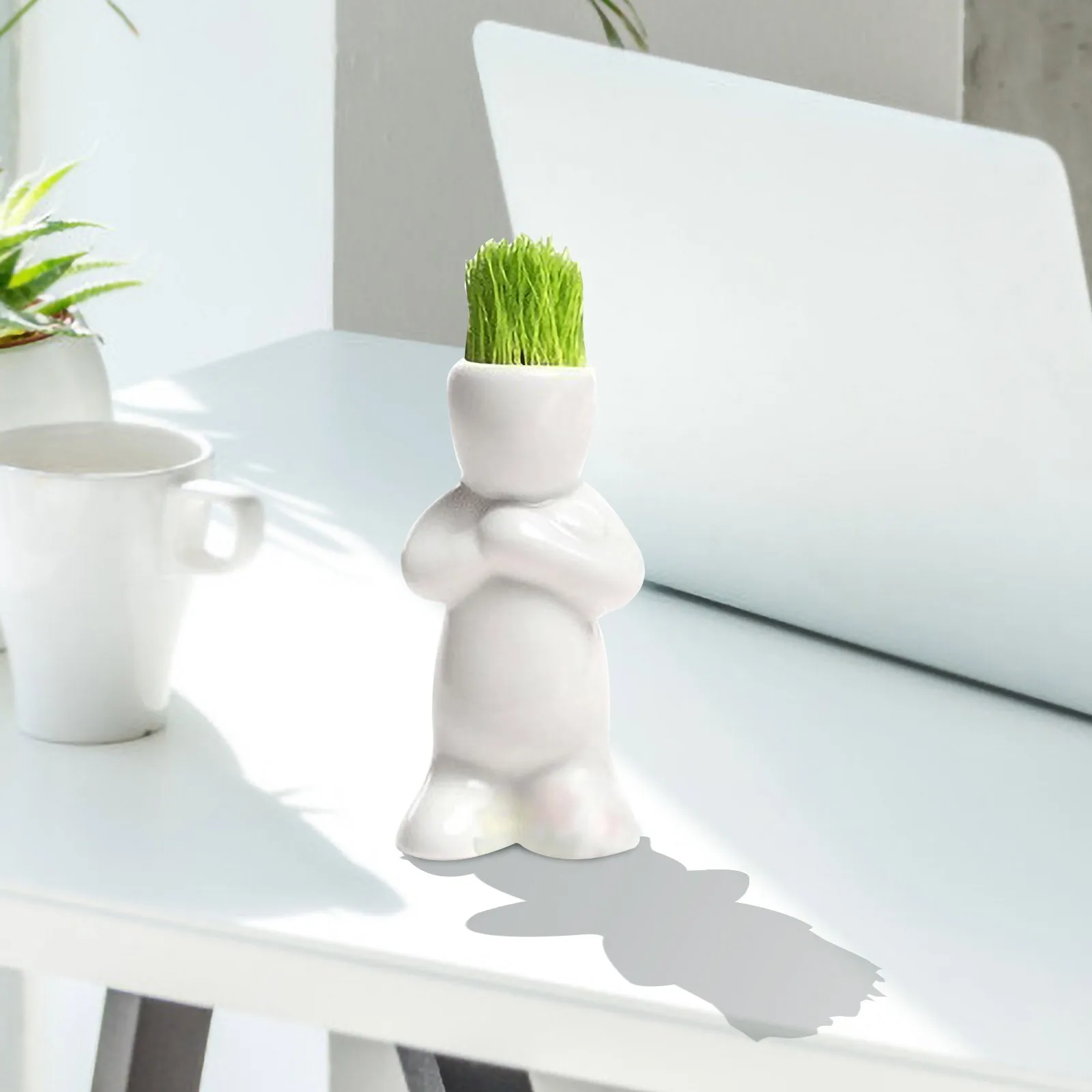 Цветочный горшок для растений керамический цветов Мини Симпатичные Роман Бонсай