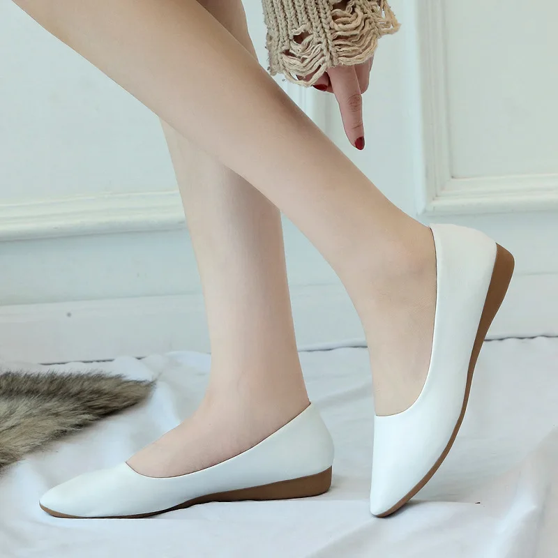 

Single Shoe Women Simple 2021 autumn new casual shoes fashion shoes with slope and mom shoes Korean version of womens single sh
