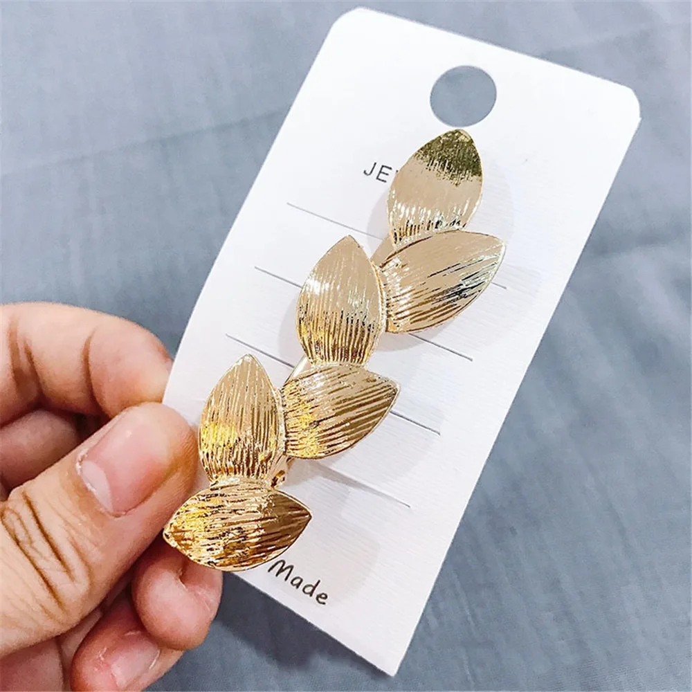 Новинка года, 1 шт., ажурные шпильки листья дворцовый ретро-стиль, Жемчужное Кружево, заколка в форме сердца для девочек - Цвет: 3