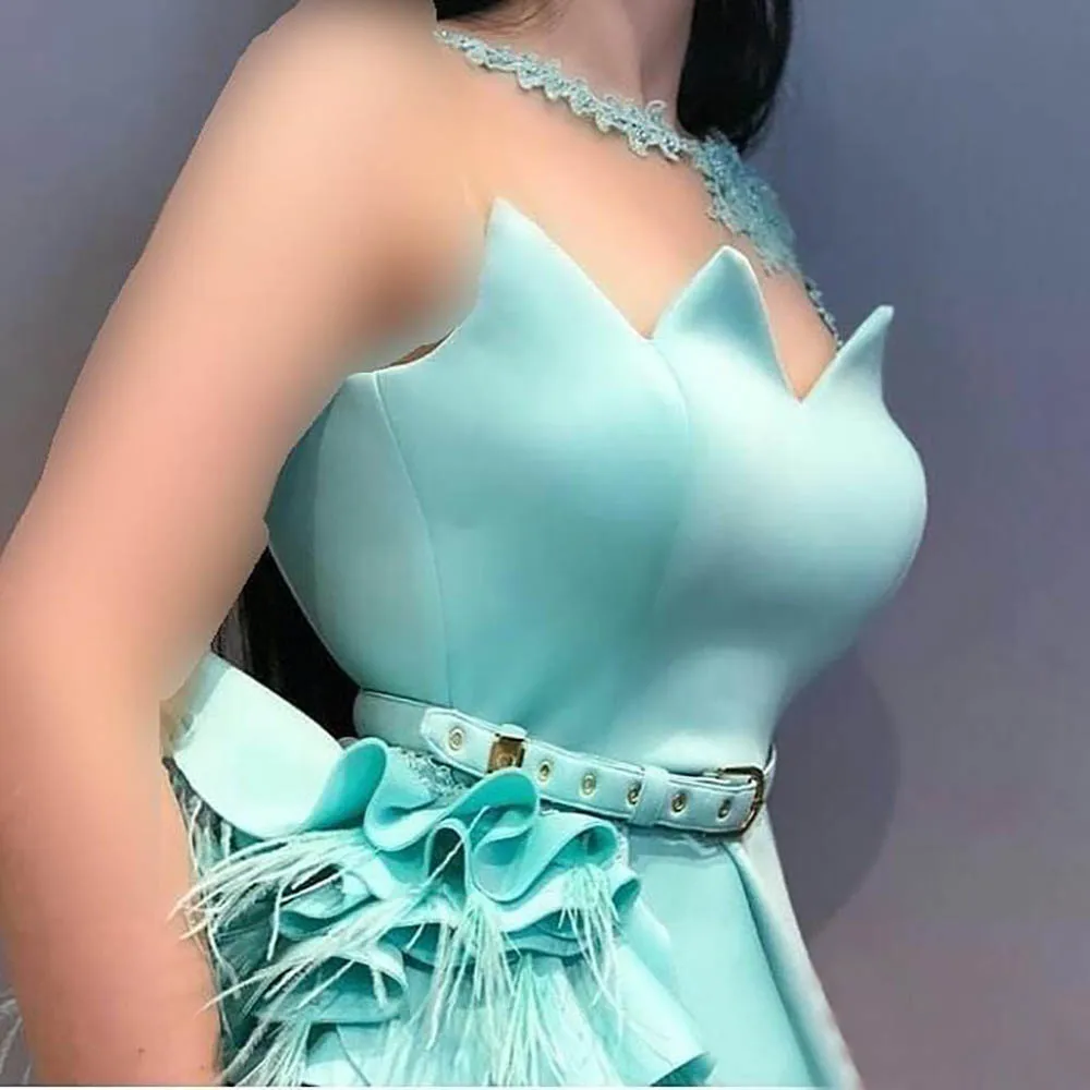 

HIGH Neck Arabic Cheap Sexy Evening Dresses Sheer Neck Lace Mermaid Prom Dresses Satin Formal Party Pageant Gowns