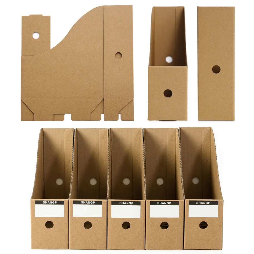 5 шт./компл. журнал школьная коробка для хранения карандаш офисная стойка