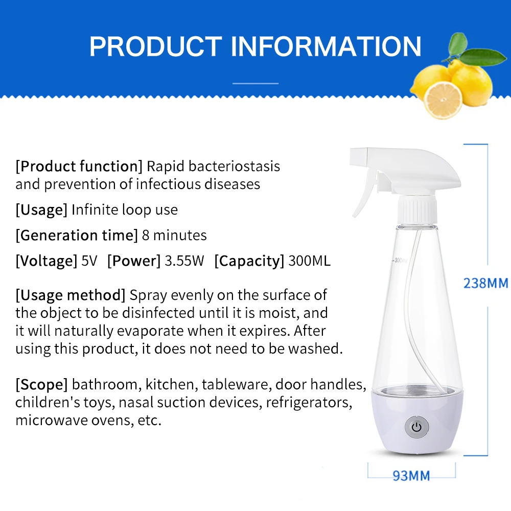 Бытовые стерилизационные инструменты для дезинфекции воды 300 мл производство