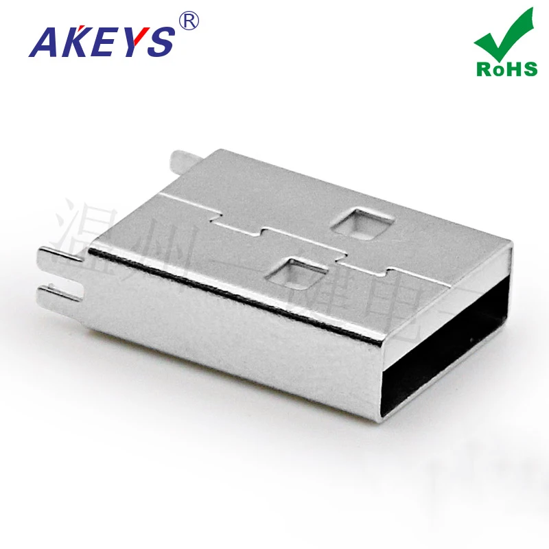10 шт 15 0 мм USB 2 A общественный 180 градусный прямой штекер короткий корпус сварная