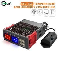 stc 3028 dc12v 24v ac110v 220v digital temperature humidity controller temperature thermostat hygrometer incubator dehumidifier